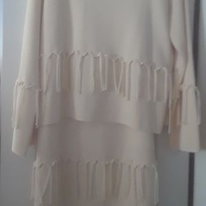 2 piece knit sweater and skirt set